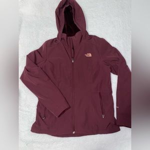 North face women’s jacket, fuzzy soft inside, great condition, just one flaw